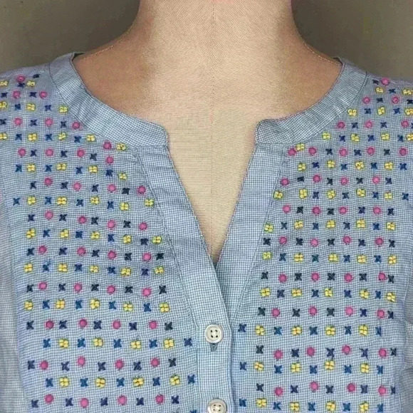 Talbots NWT New Womens Petite Extra Large Cotton Sleevless Top PXL - Picture 3 of 8